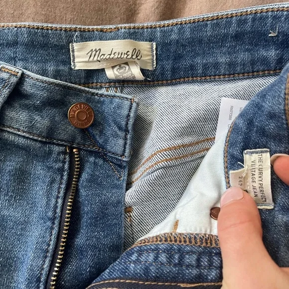 Madewell curvy perfect vintage Jean 24p - Picture 5 of 5